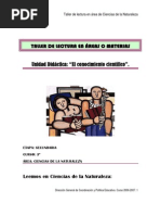 El Conocimiento Científico-Ccnn 3º Eso