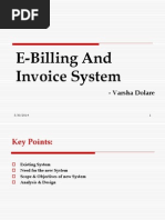 E-Billing & Invoice System