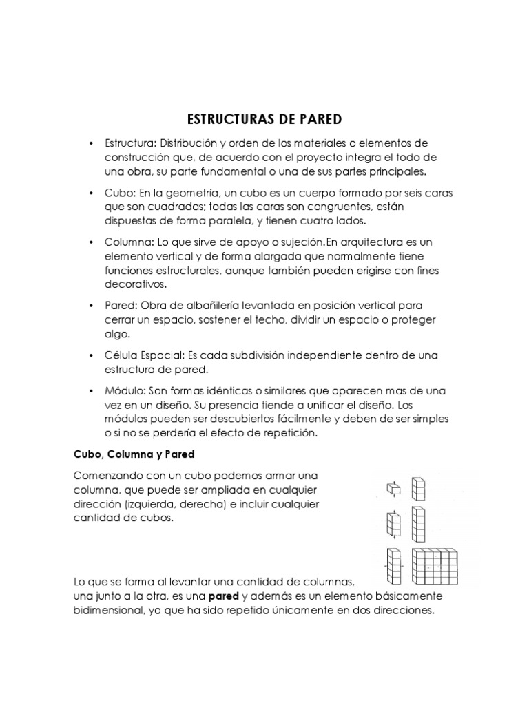 Estructuras de Pared | PDF