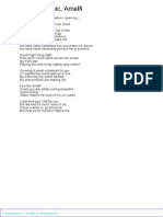 Hooverphonic Amalfi PDF