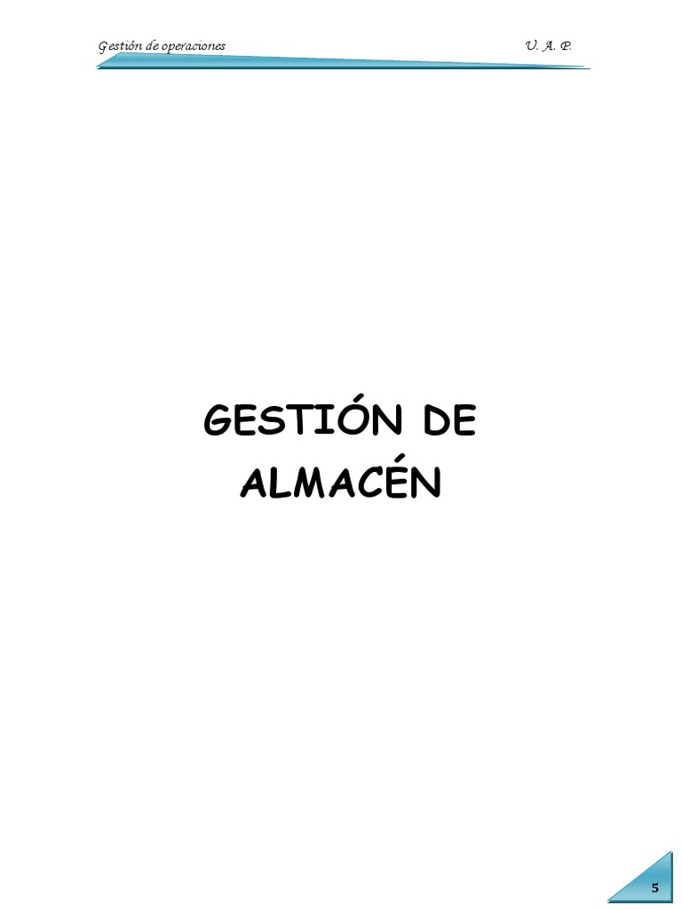 Gestión Eficiente de Almacenes | PDF | Logística | Almacén