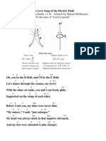 The Love Song of The Electric Field Lyrics by Walter