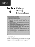 Topik 4 Undang Undang Keluarga Islam