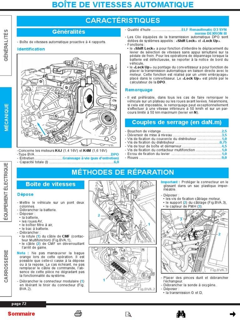 Boîte de Vitesses Automatique DPO | PDF | Transmission (Mécanique ...