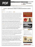 25-M- Reflexiones Desde El Abstencionismo Activo - Periódico
