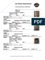 Public Arrest Report For - 5302014