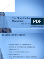 The Stock Exchange Mechanism : Ideas For Today and Tomorrow by Fahim Ahmed