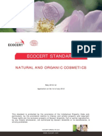 Ecocert Natural and Organic Cosmetic Ecocert Greenlife Standard 2012 With TS 1