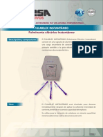 FULMELEC INSTANTANEO - Fulminante Eléctrico Instantáneo