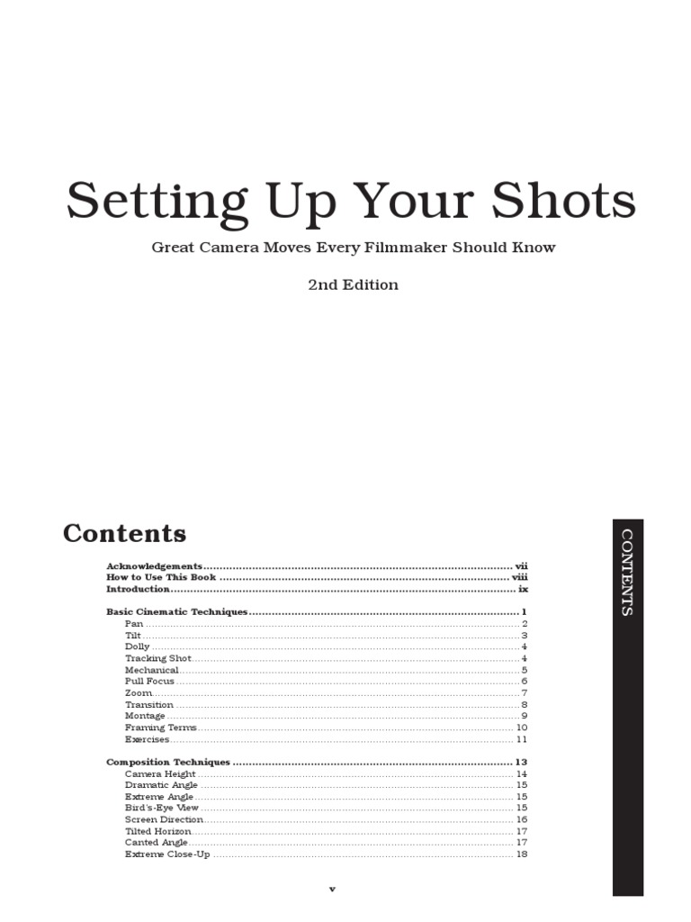 Essential Camera Moves for Filmmakers | PDF | Zoom Lens | Close Up