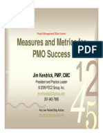 PMO Performance Measurement Metrics (Kendrick)