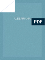 Cezariana - obstetrica