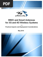 Mimo and Smart Antennas For 3g and 4g Wireless Systems May 2010 Final