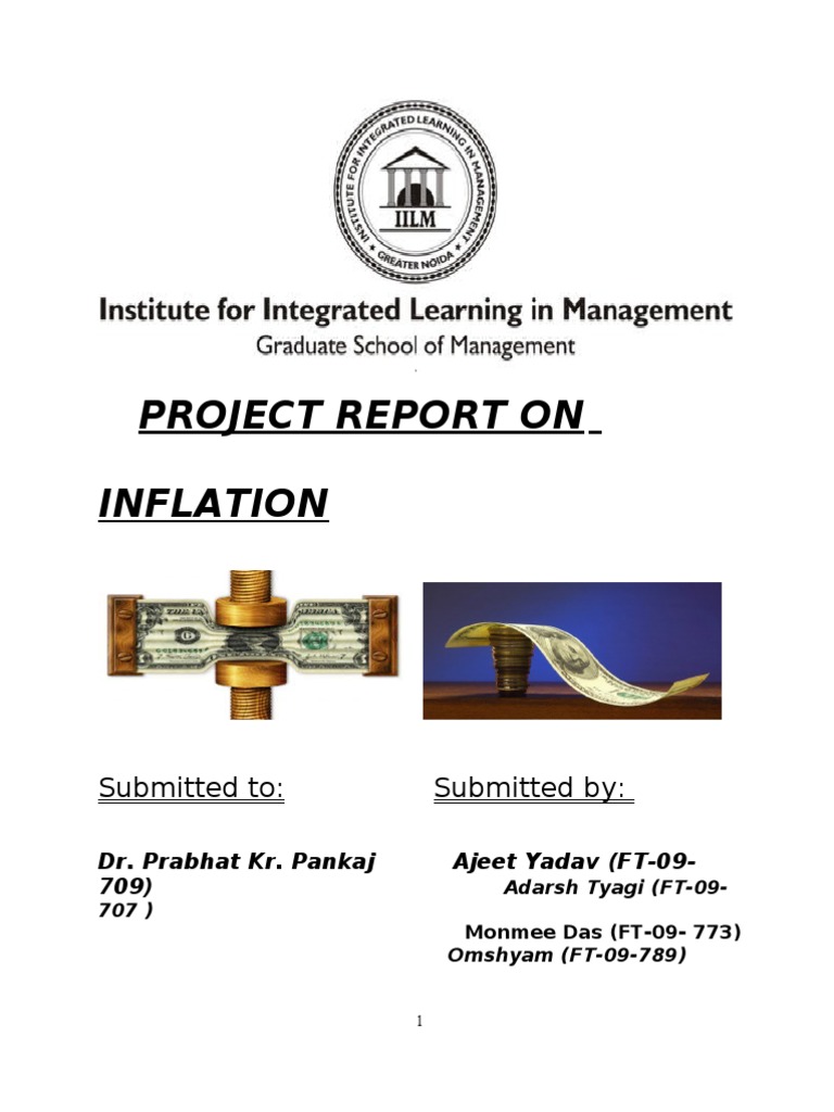 Project Report on Inflation Analysis | PDF | Disinflation | Inflation