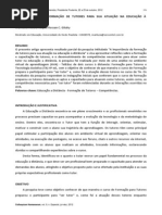 A Importância Da Formação de Tutores Para Sua Atuação Na Educação à Distância