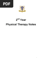 Download 2 Year Physical Therapy Notes by thwiseman SN22724245 doc pdf