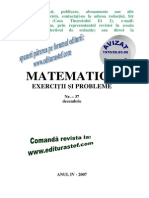 Matematica NR 37