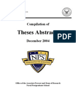 Naval Postgraduate School Monterey, California 93943-5138 NPS-09!05!002