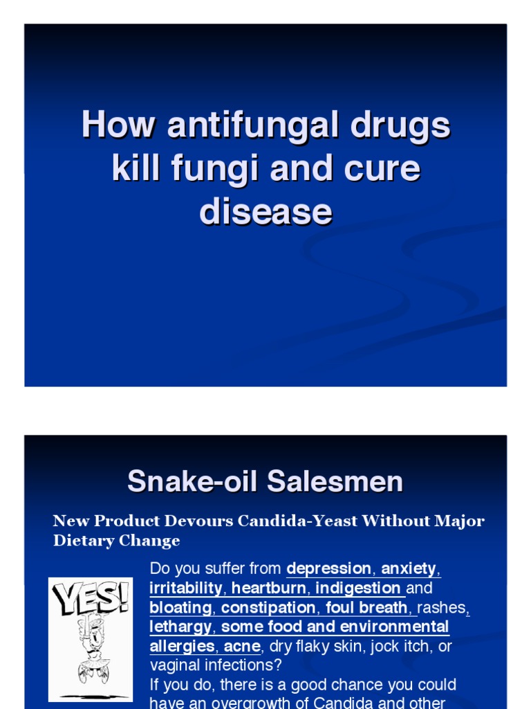 How Antifungal Drugs Kill Fungi and Cure Disease PDF
