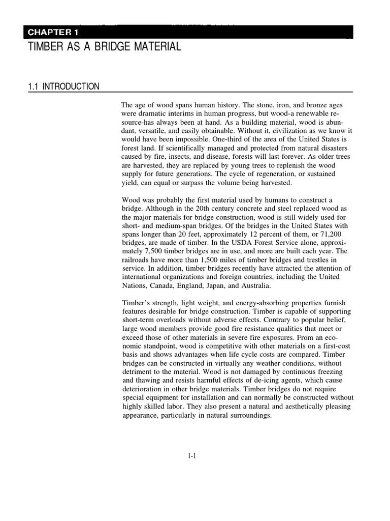 Timber Bridge | PDF