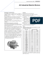 Data Sheet: AC Industrial Electric Motors