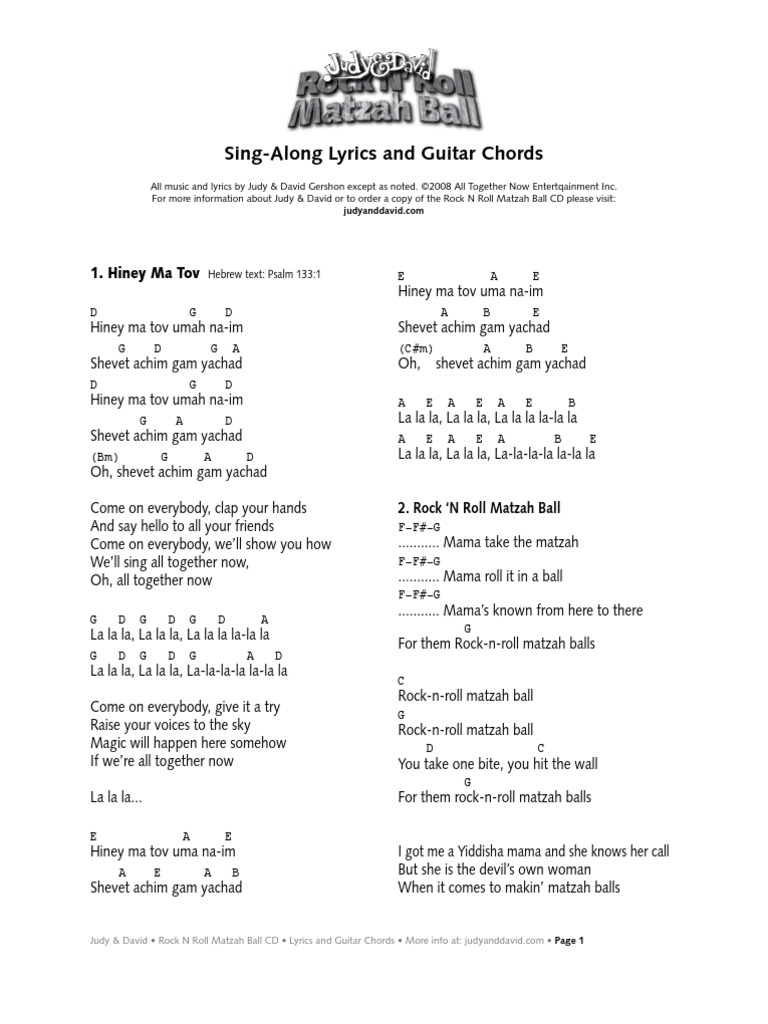 Sing-Along Lyrics and Guitar Chords | Leisure | Religion &amp; Spirituality