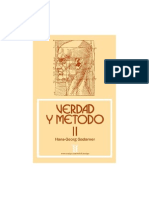 Hans-Georg Gadamer - Verdad y Método II