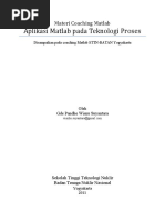 Download Materi Aplikasi Matlab Pada Teknologi Proses STTN by Mustaufiqoh SN227307962 doc pdf