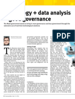 Technology + Data Analysis Good Governance