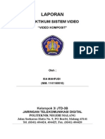 Laporan Praktikum Sistem Video - Video Komposit by Isa Mahfudi
