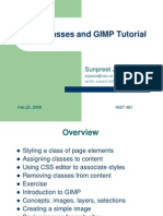 Css Gimp Tutorial