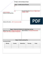 Blank Lesson Planning Template (UbD) With Calendar Grid (1)