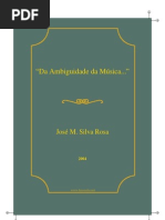 Jose Rosa Musica Antiguidade e Santo Agostinho
