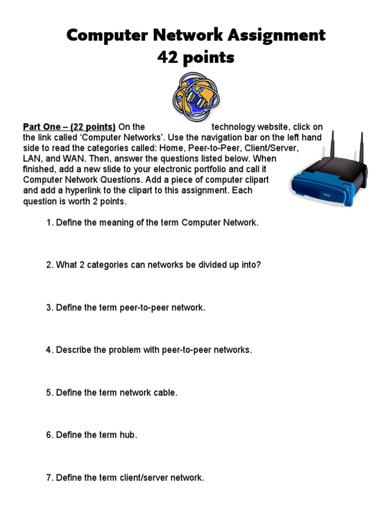 Computer Network Questions PDF