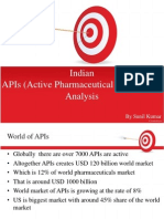 Active Pharmaceuticals Ingredients in India