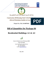 Bill of Quantities For Package 04 Residential Buildings A1 & A2