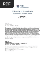 2014 SPR Graduate Course Listing