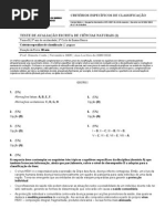 Critérios Específicos de Classificação TAE 1 CN9C