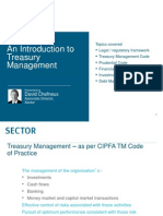 An Introduction To Treasury Management: David Chefneux