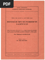 Hemmam İbn Münebbih'in Eseri PDF