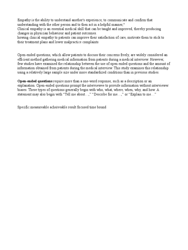Enhancing Clinical Empathy in Medicine | PDF