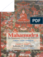 Mahamudra The Quintessence of Mind and Meditation (Buddhism)