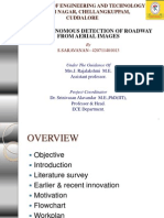 Semi Autonomous Detection of Roadway From Aerial Images