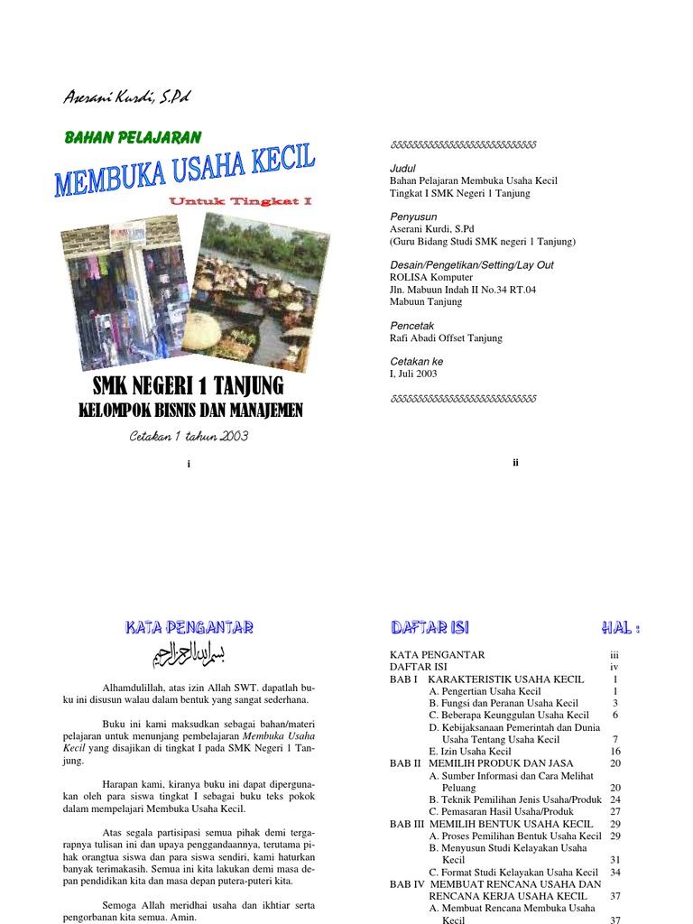 Membuka Usaha Kecil