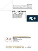F8913 ZigBee Module User Manual