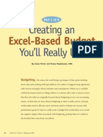 Creating An You'll Really Use: Excel-Based Budget