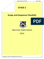 S2 English Scope and Sequence Checklist