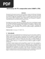governança de ti comparativo entre cobit- e- itil