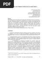 Emprego de Verbos e Modalização Discursiva