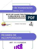 Regimen de Incorporacion